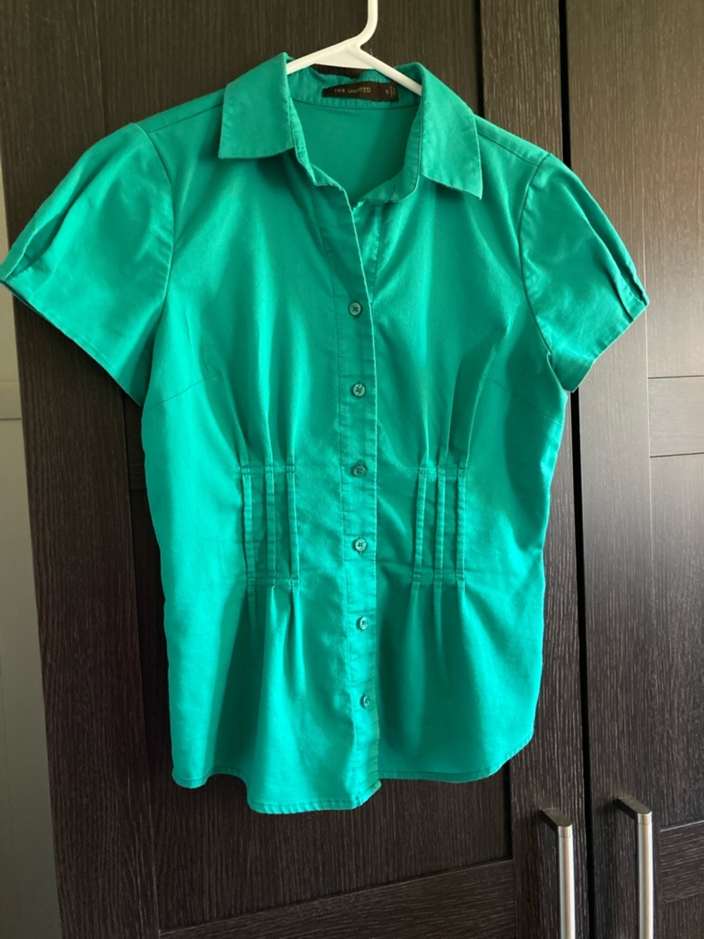 The Limited Teal Short-Sleeve Button Down Shirt